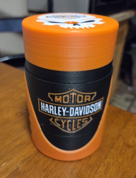 Mini Coleman Chiller Koozie - Harley Davidson Theme