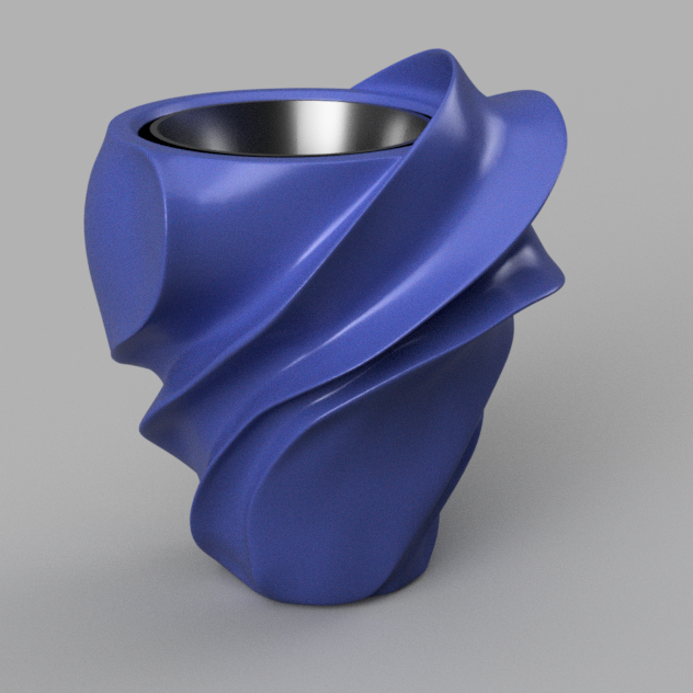 Abnormal Twisted Planter + Saucer