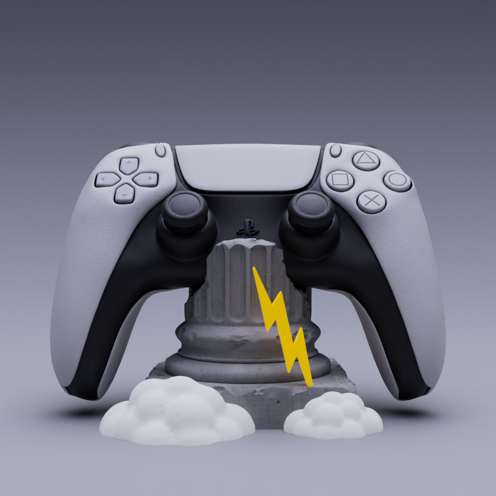 Olympus DualSense Stand – Zeus Version