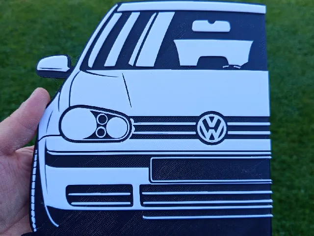 VW Golf MK4 Wall Art