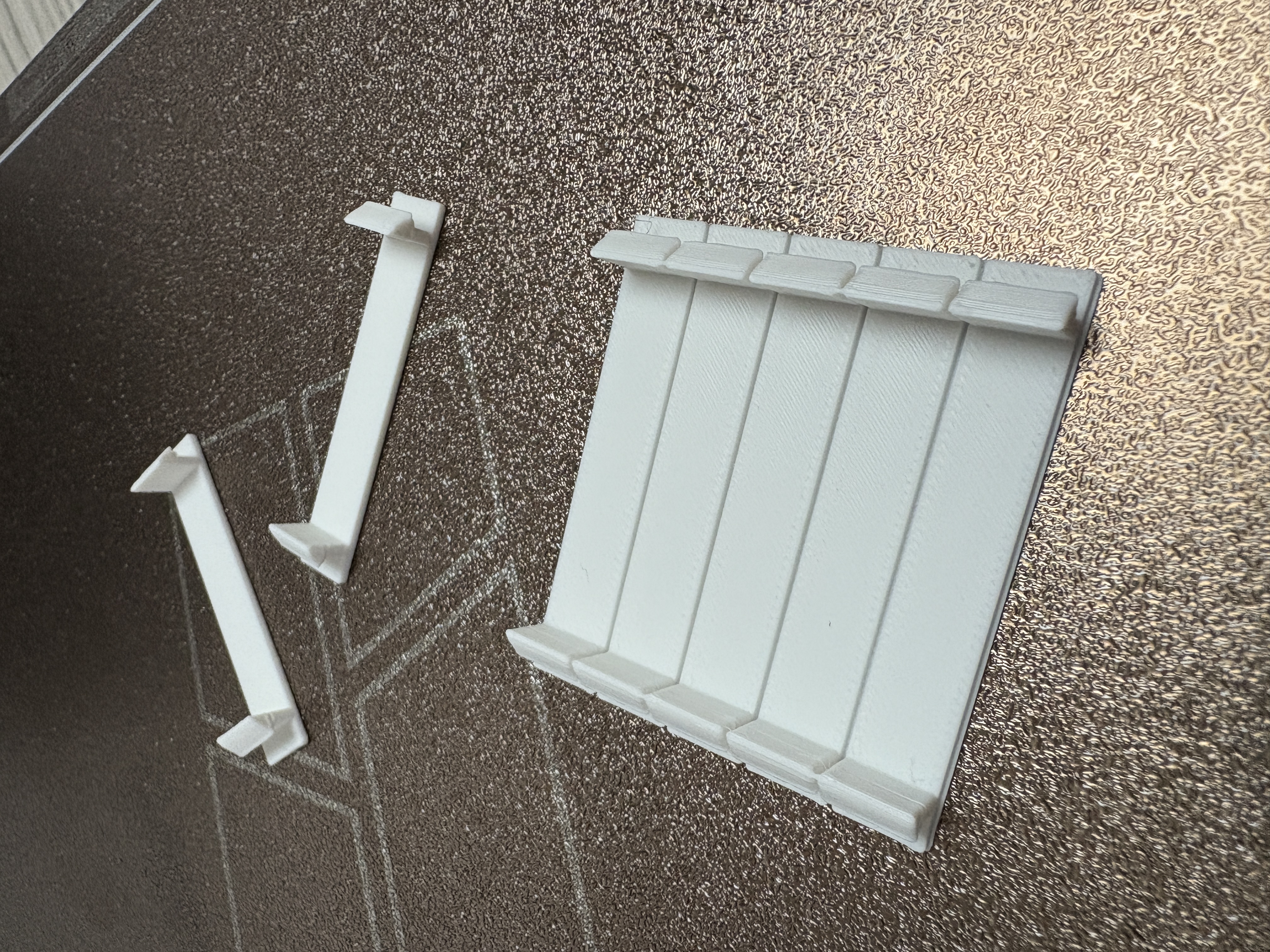 Cover plate strip for Vynckier / ABB fuse box