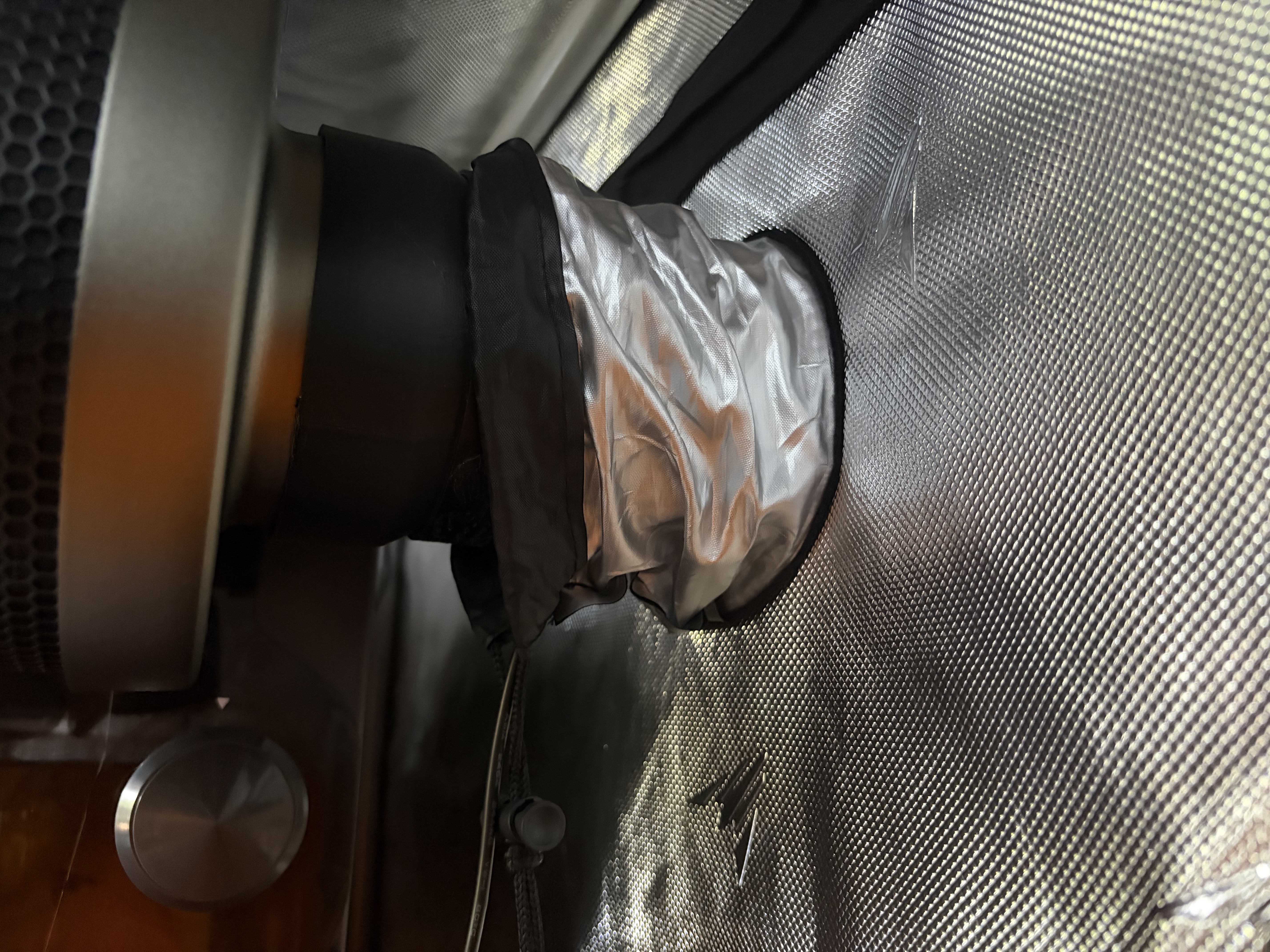 Parameterized Duct Adapter with Sizing Rings