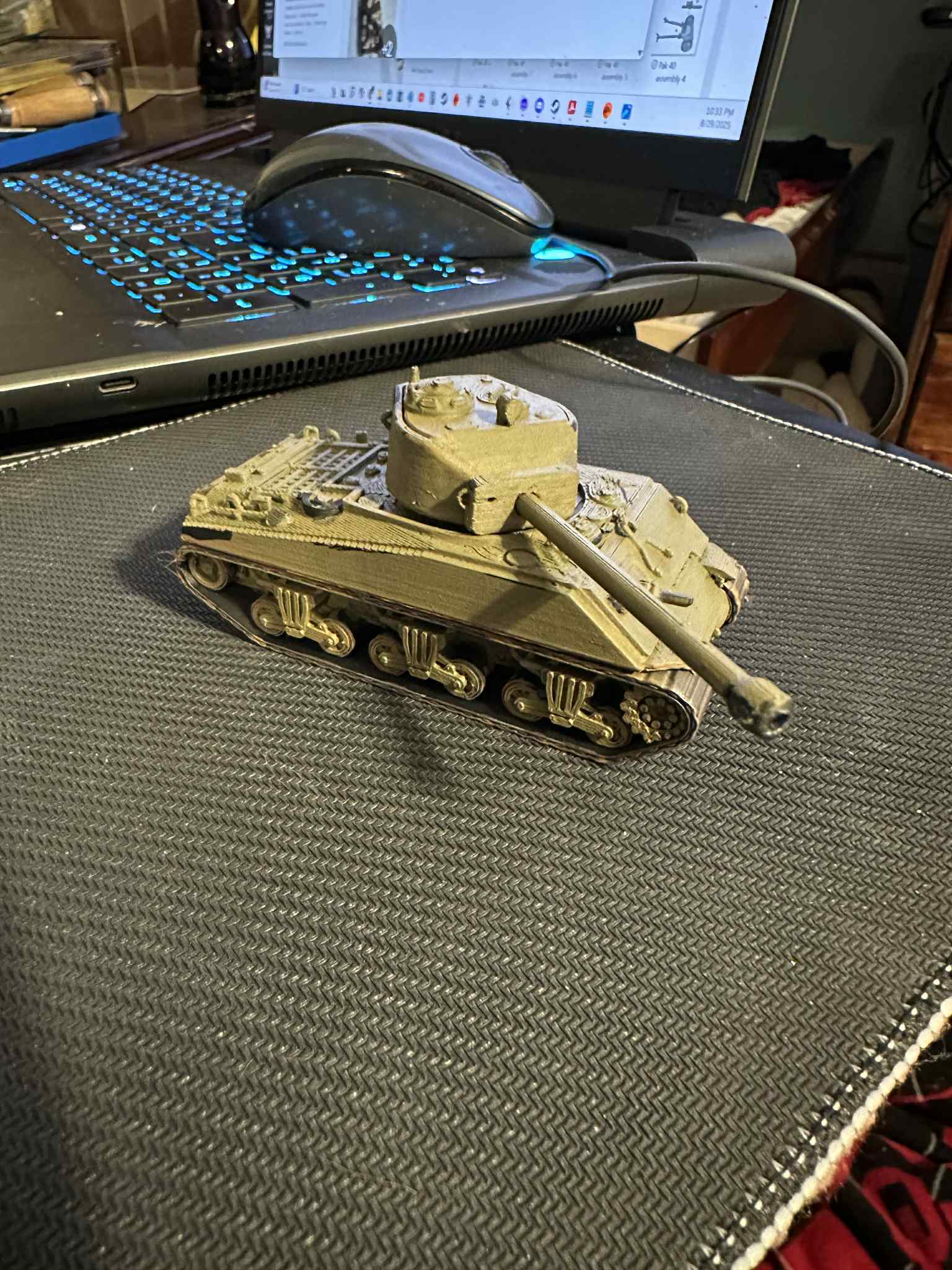 Sherman Jumbo Tank with 76 mm gun.