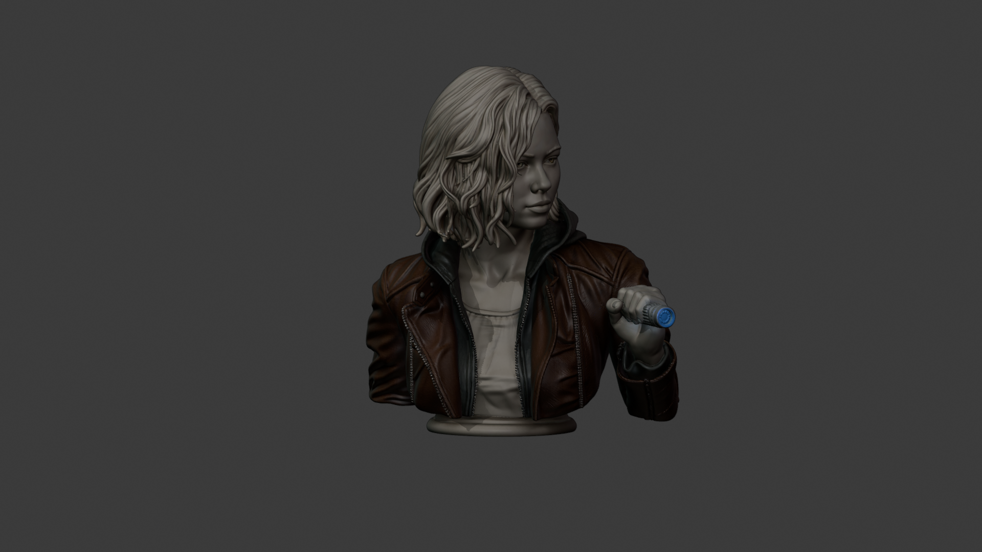Grace Ashcroft Bust Residual Evil Requeim Survivor STL – Survival Horror Female Character – 3D Printable