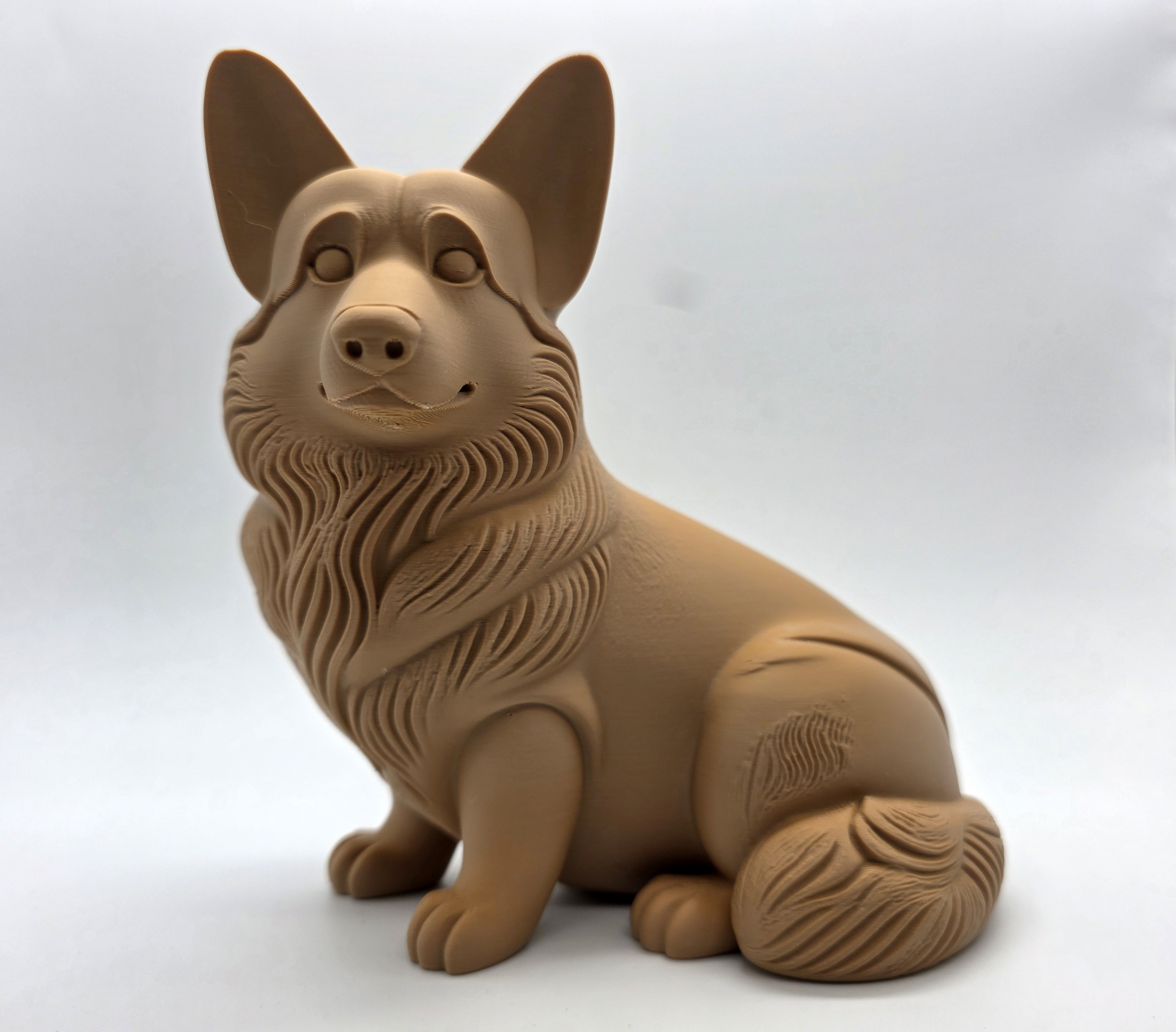 Miniatura 2 do modelo 3D Sitting Corgi