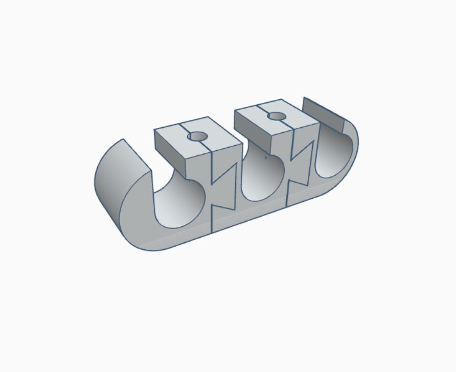 Miniatura 2 do modelo 3D Modular Cable Organizer