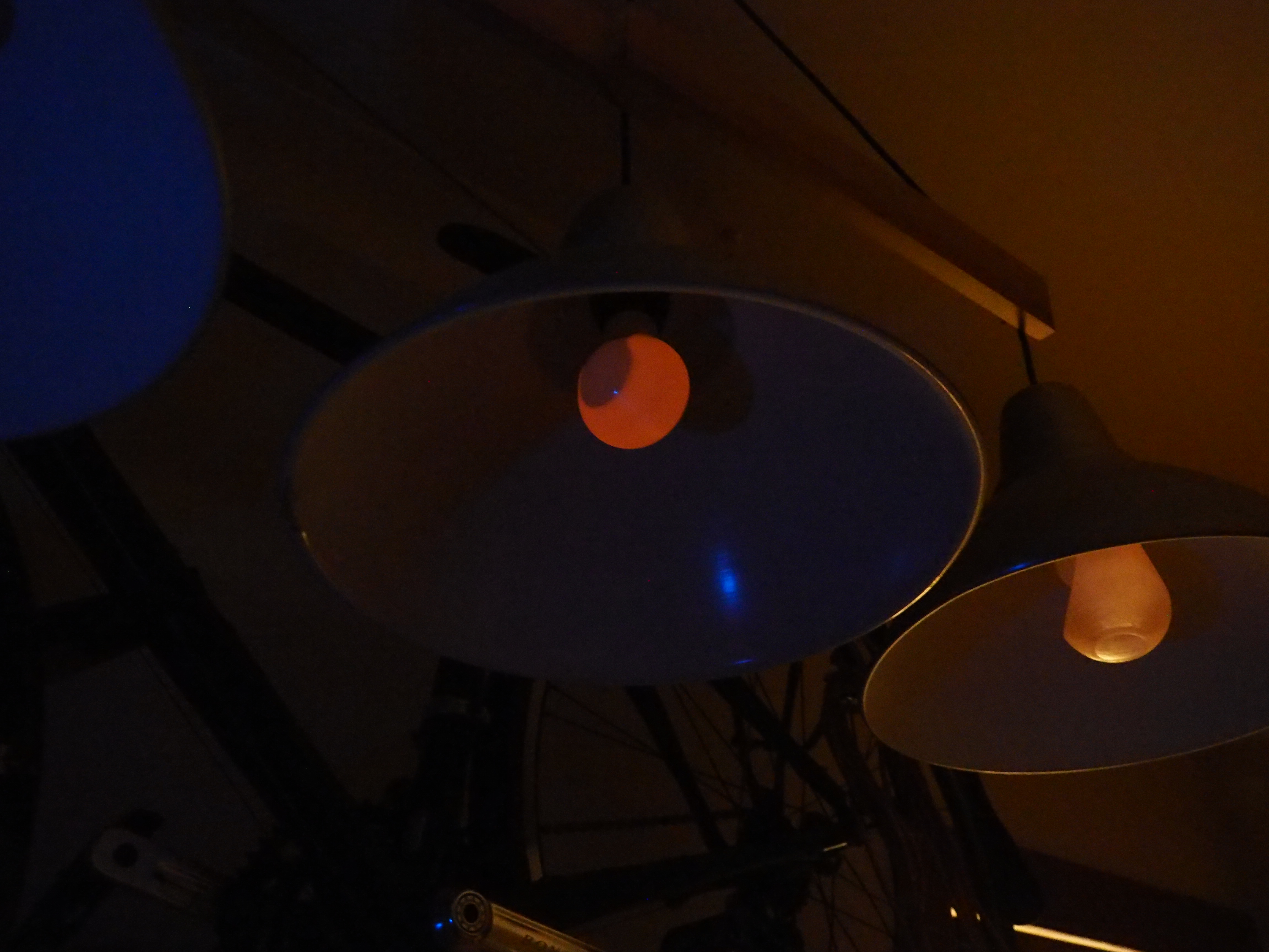 Bulb cap - to shade or glow