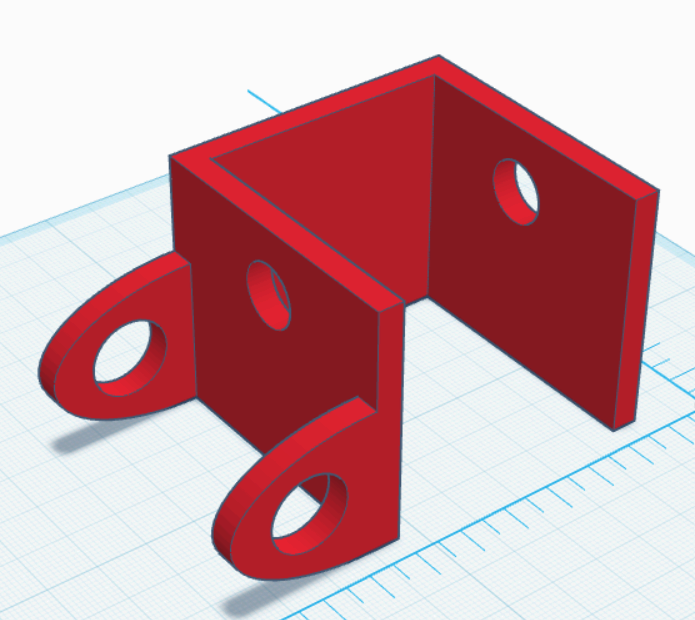 2x2" (50mm x 50mm) brace for strap safeties using custom pins