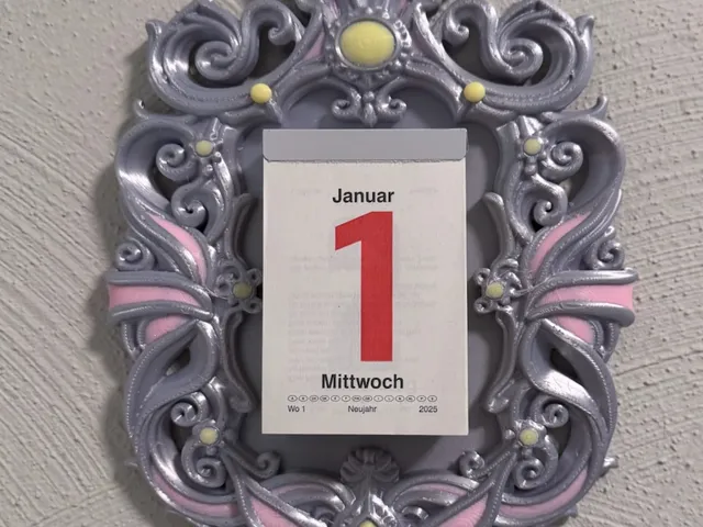 Barocker Abreißkalender