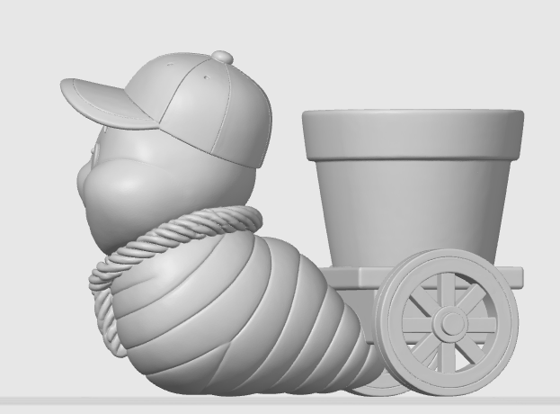 Cool Caterpillar Planter with Wagon — miniatura 2