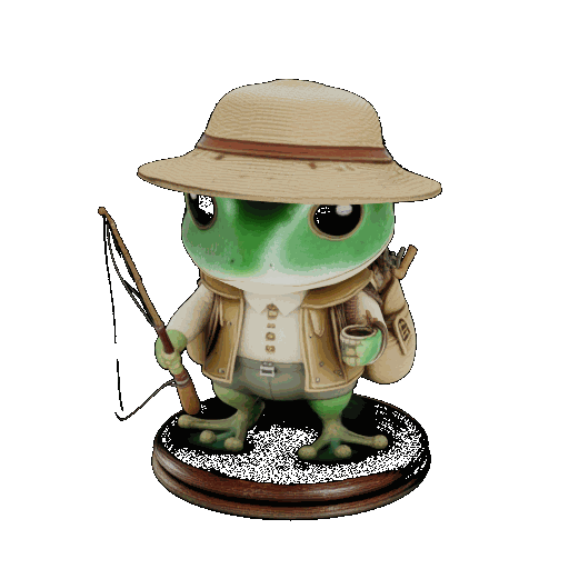 frog fishing