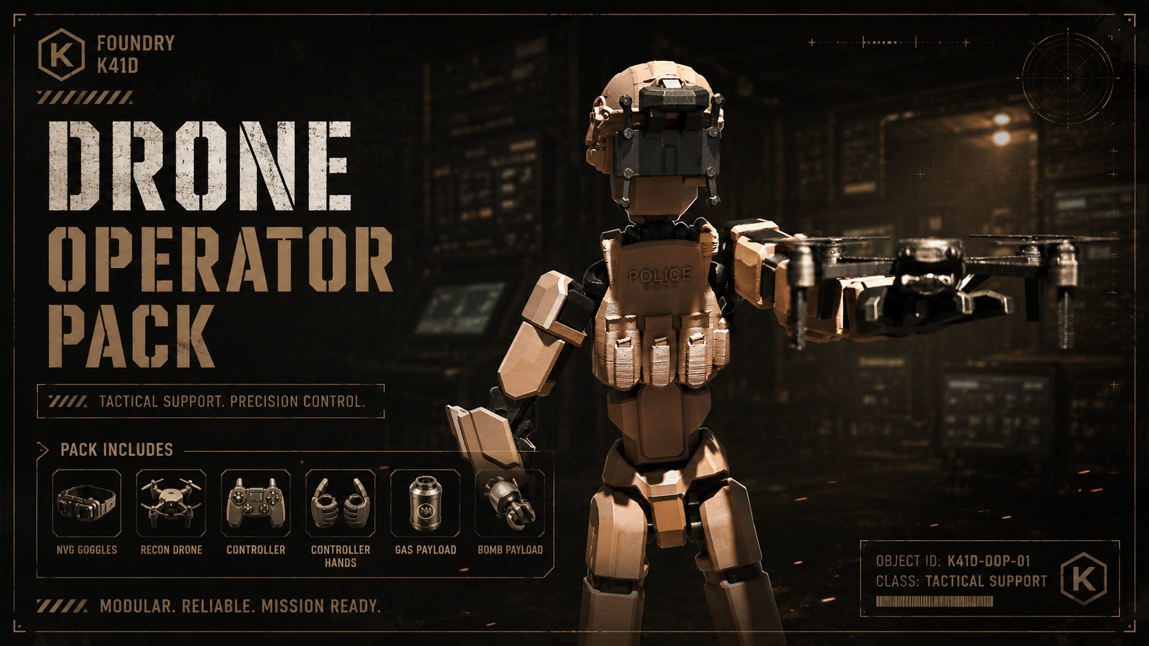 Dummy 13 Drone Operator Pack