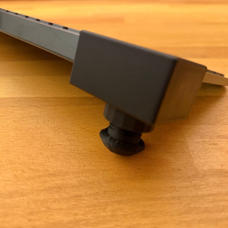 Logitech MX Keys (Mini) slide-on height adjustable screw feet by fluffy ...