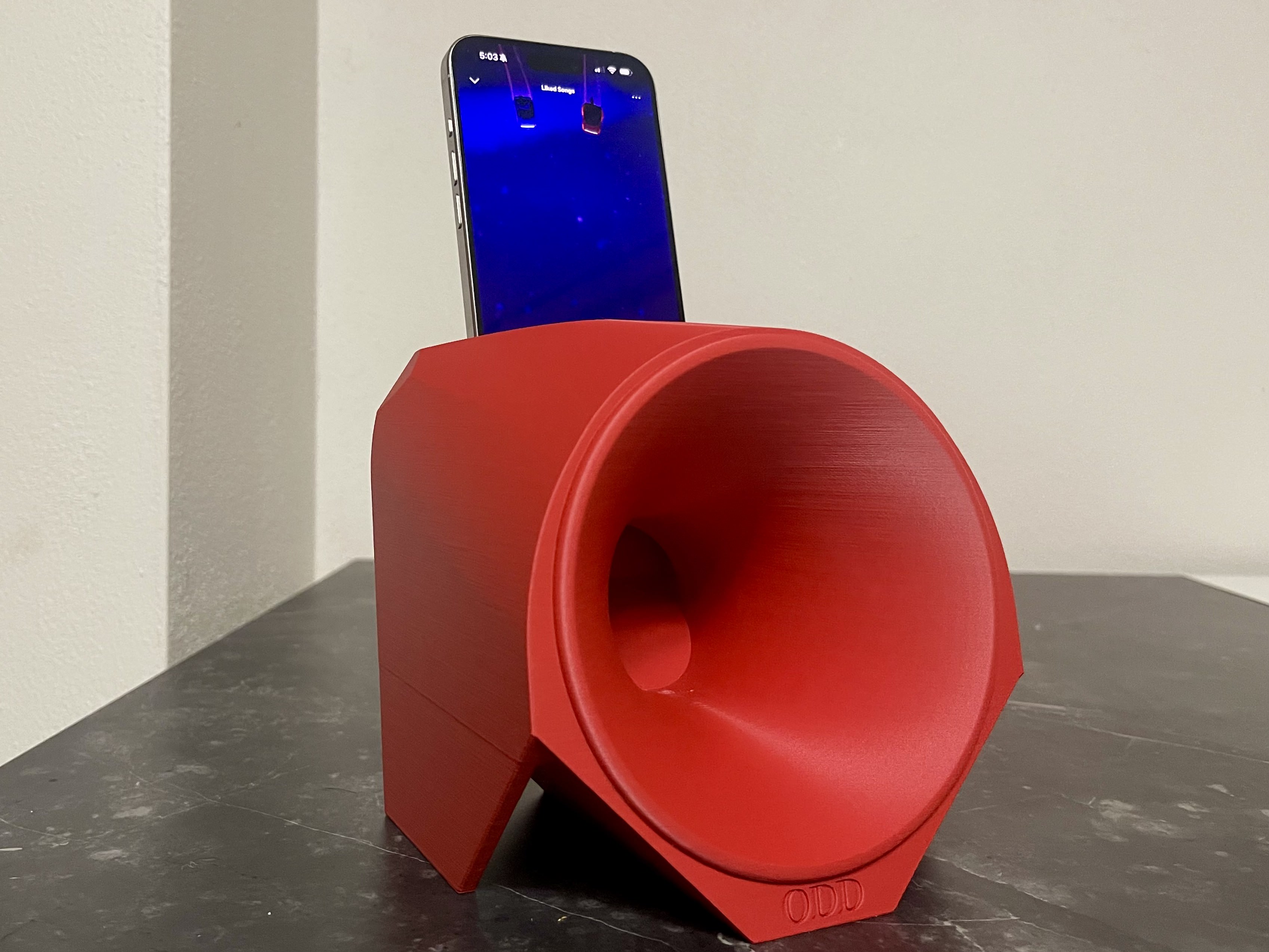 Acoustic Horn - Passive Smartphone Amplifier 3D model