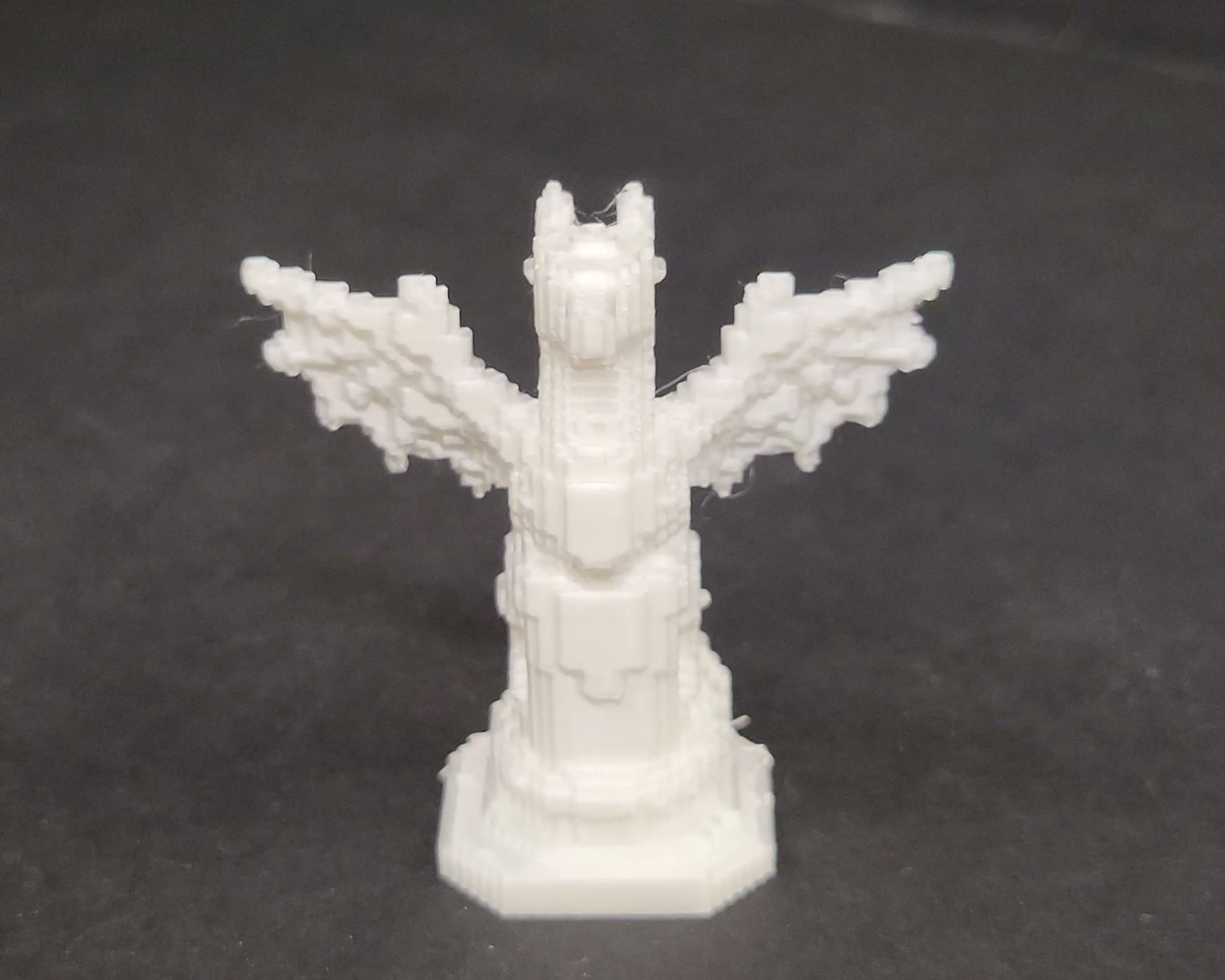 Voxel Dragon Statue