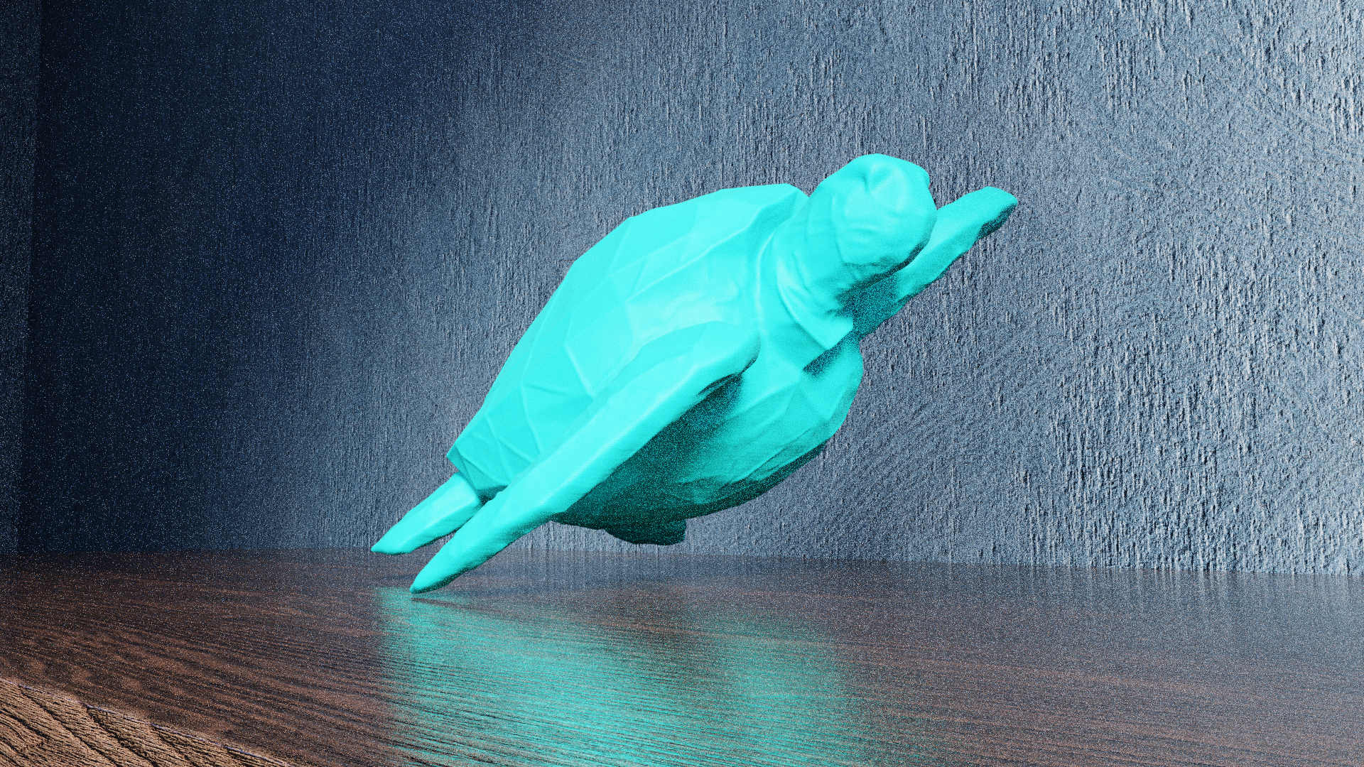 Miniatura 6 do modelo 3D Low Poly Sea Turtle