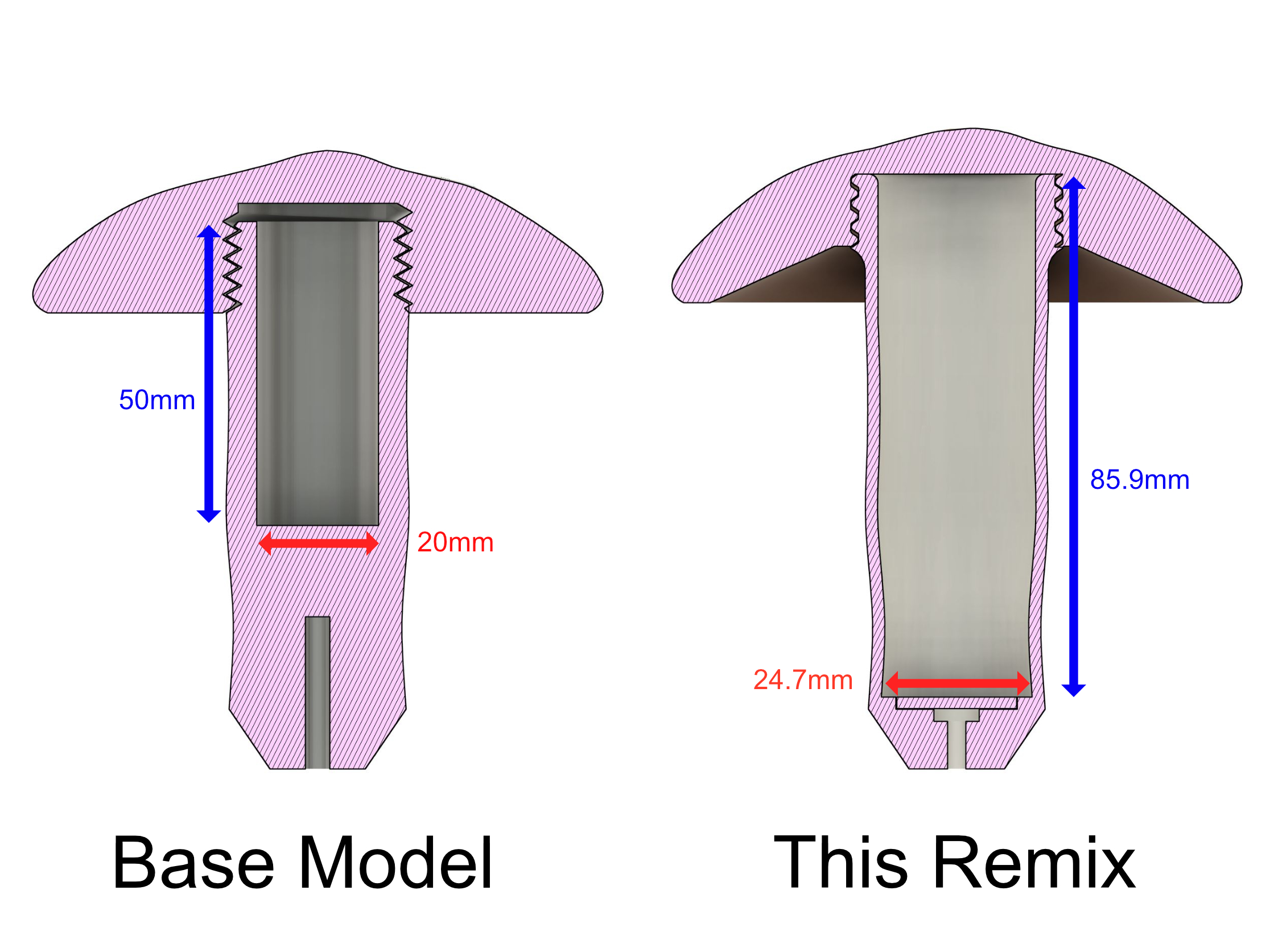 Mushroom Cache (fusion360) — miniatura 4