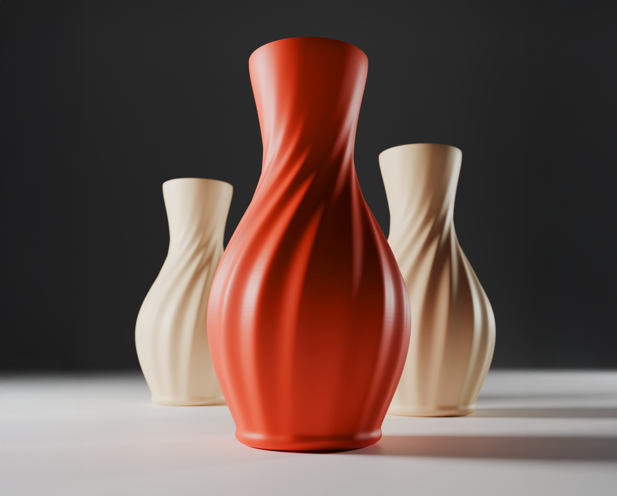 Modern Spiral Vase