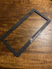 Bronco License Plate Frame