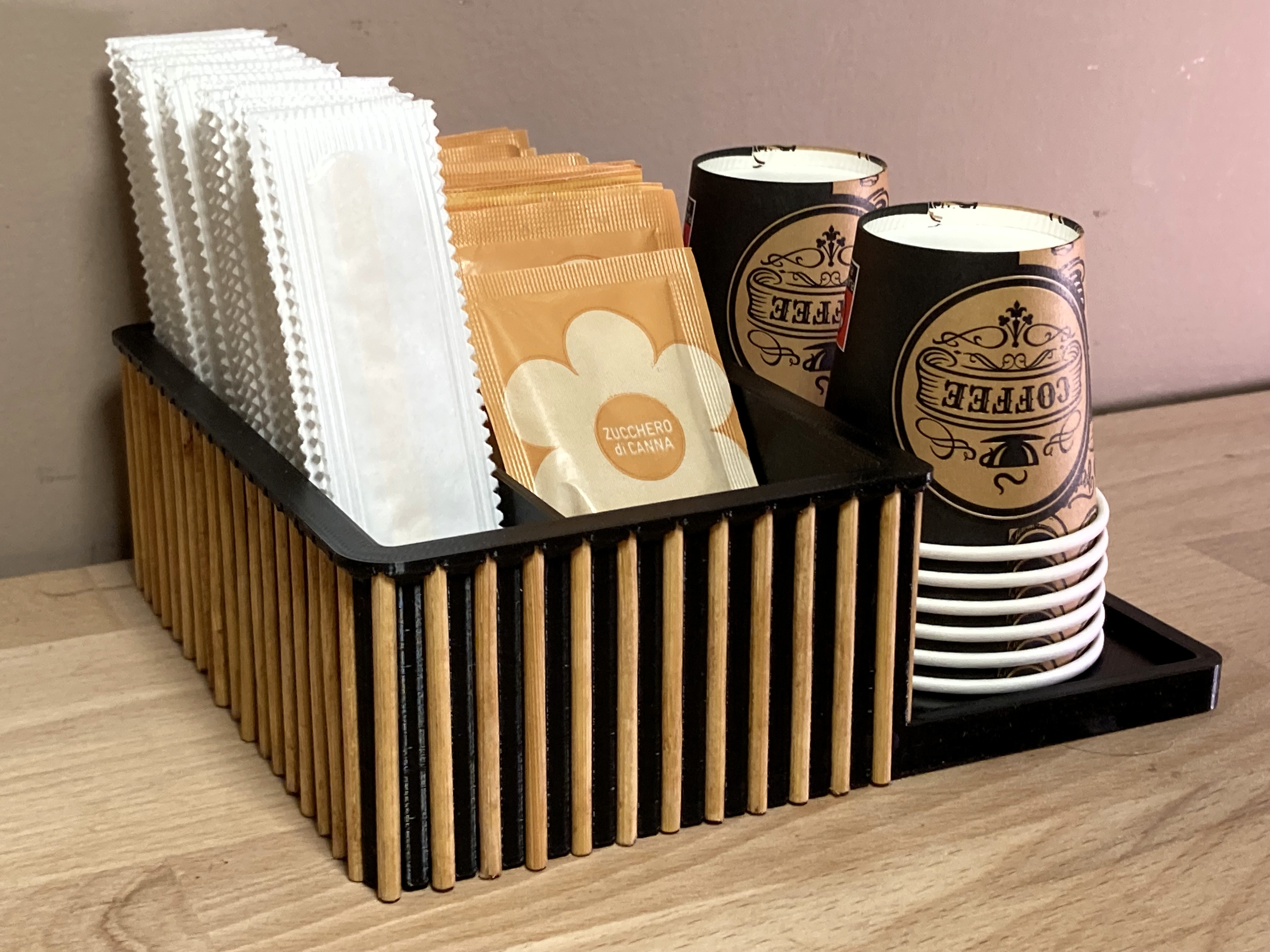 Coffee corner organizer