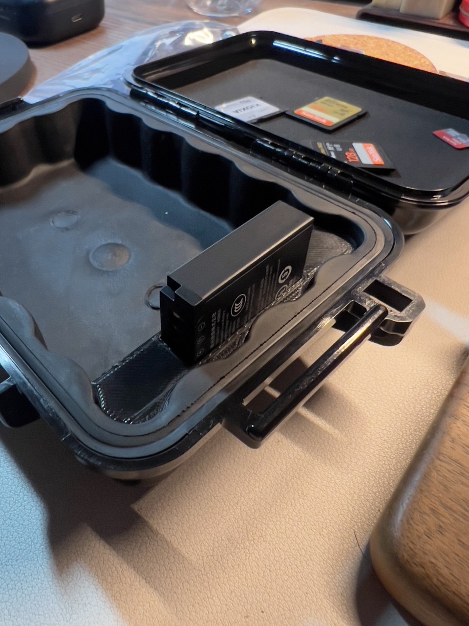 Ricoh GR IV DB-120 Battery Holder Insert for Pelican 1020 Case