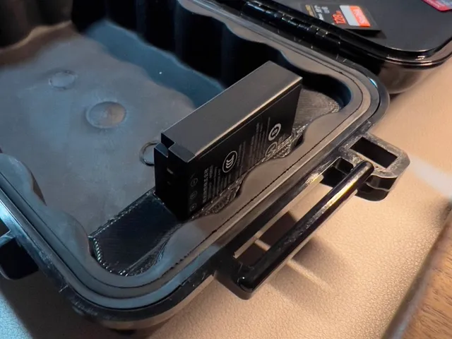 Ricoh GR IV DB-120 Battery Holder Insert for Pelican 1020 Case