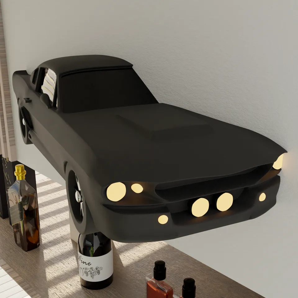 Mustang Shelby GT500 Wall-mounted por MehTechArt | Descargar modelo STL  gratuito | Printables.com, image size:960x960