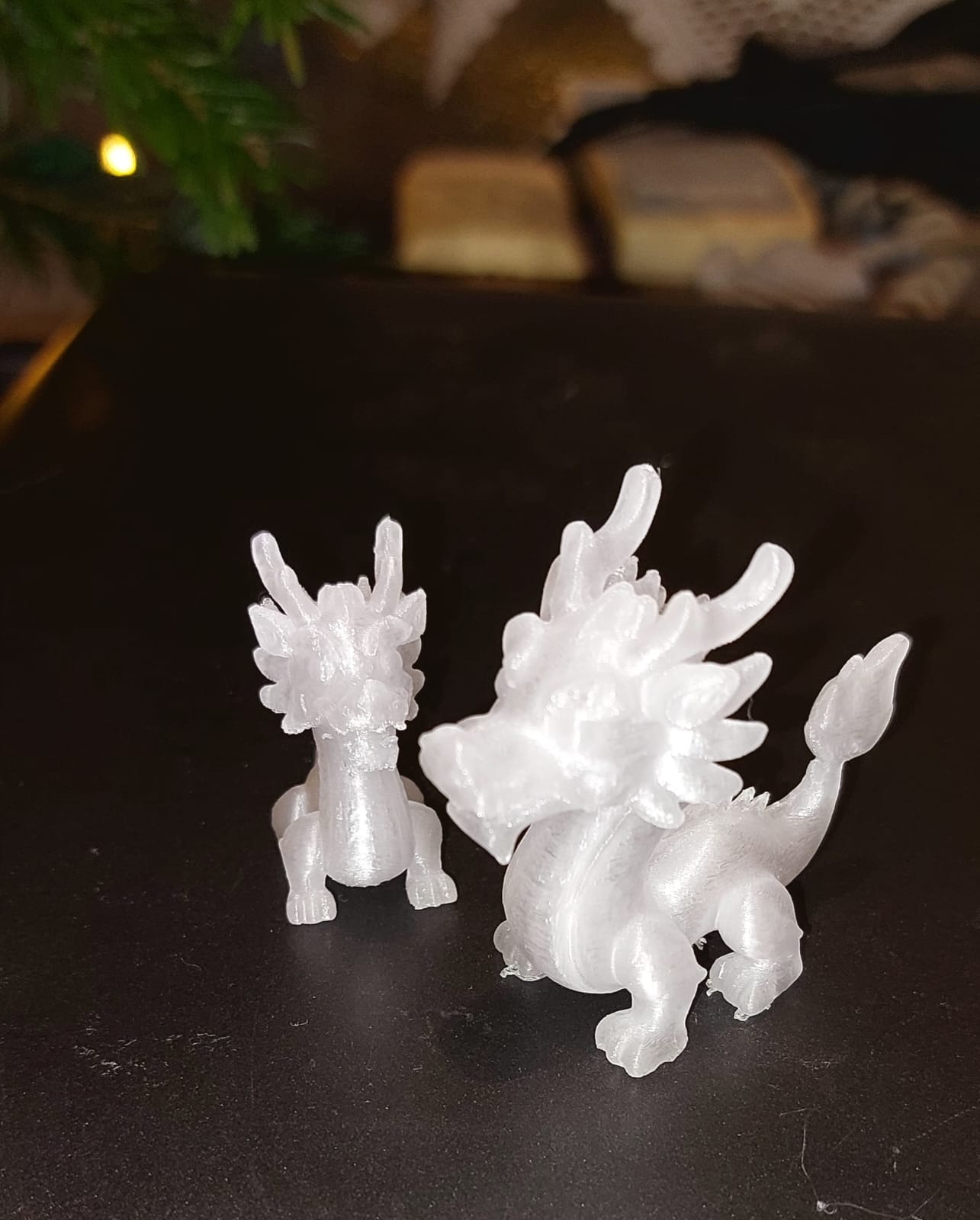 Drobné hračky - Dráček k Novému roku (jako z Kinder vajíčka), rychlý 3D tisk hračky (max. 45 min)