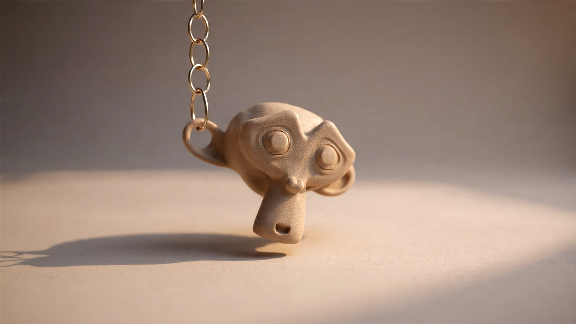 Miniatura 5 do modelo 3D Blender 3D Monkey Keychain 2 Versions
