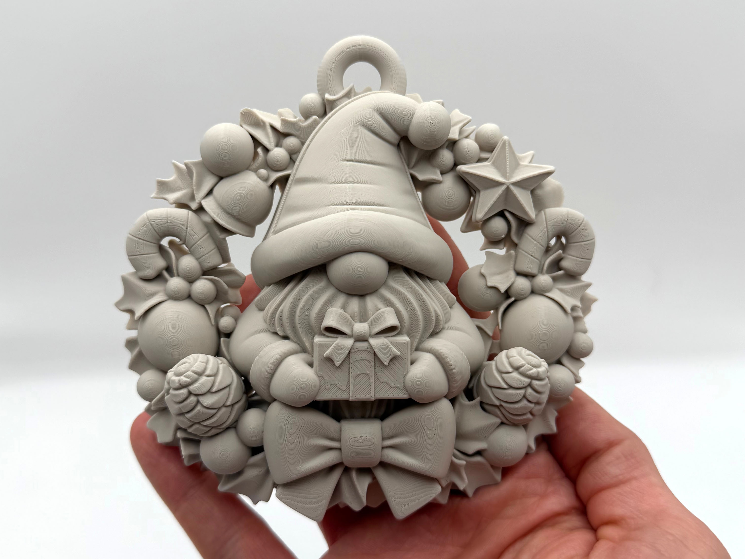 Present Gnome Wreath