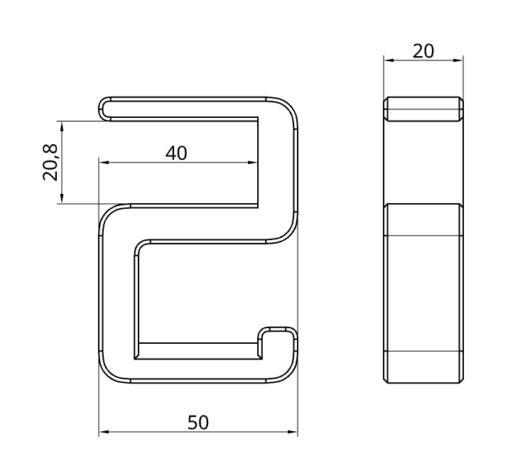 TROTTEN bag hook — miniatura 2