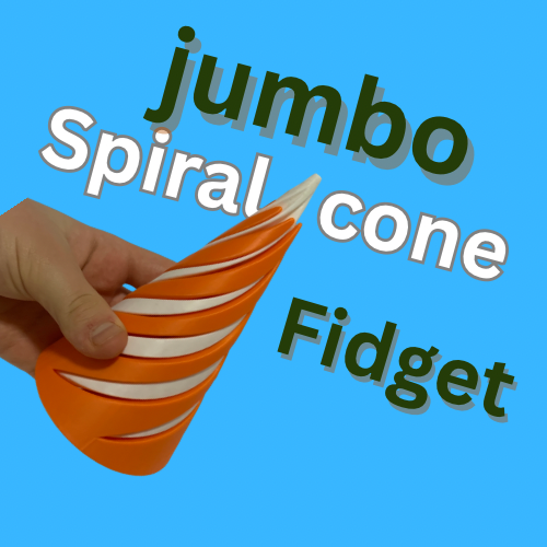 jumbo Spiral Fidget cone