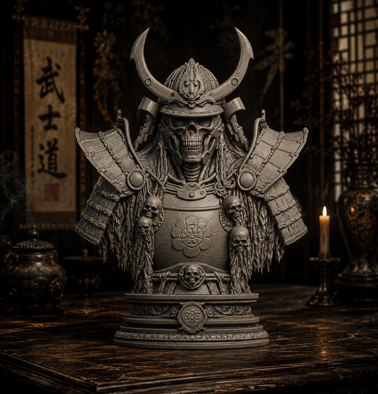 Undead Samurai Bust