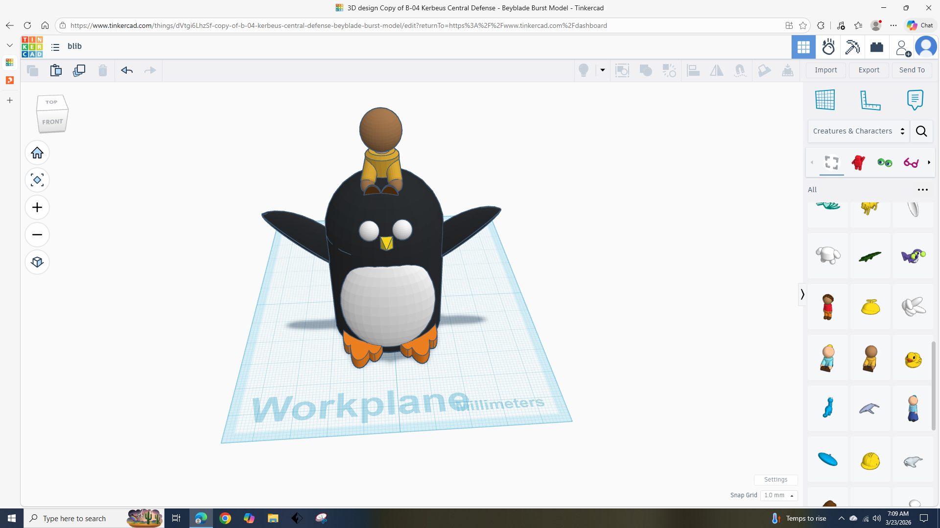 giant penguin rider
