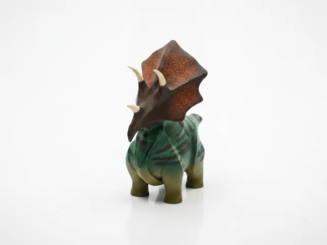 Abstract Dinosaur Figurine Animal Sculpture 3D Printable