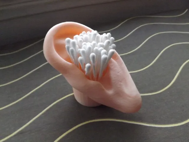 oreille porte coton-tige