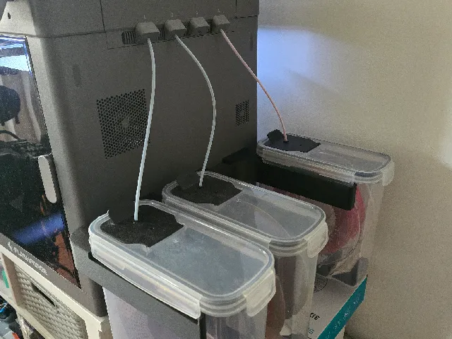 Flashforge Creator 5 / Pro - holder for 4L drybox containers
