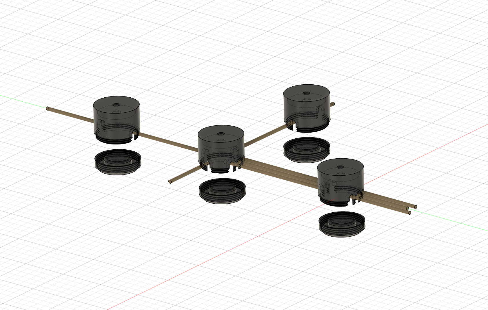 Miniatura 2 do modelo 3D Modular Ceiling & Wall Cable Management System