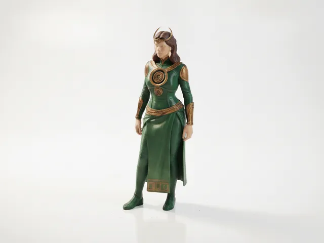 Queen Fantasy Female Figurine 3D Printable