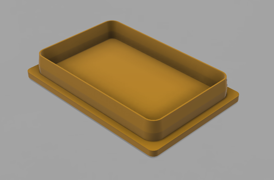 Profile End Cap 60×40×X mm – Simple Snap‑Fit Cover