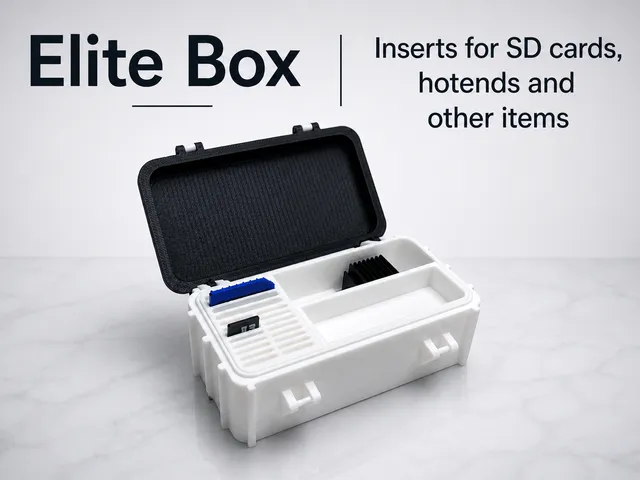 Elite Box (Inserts for SD cards, hotends and other items)