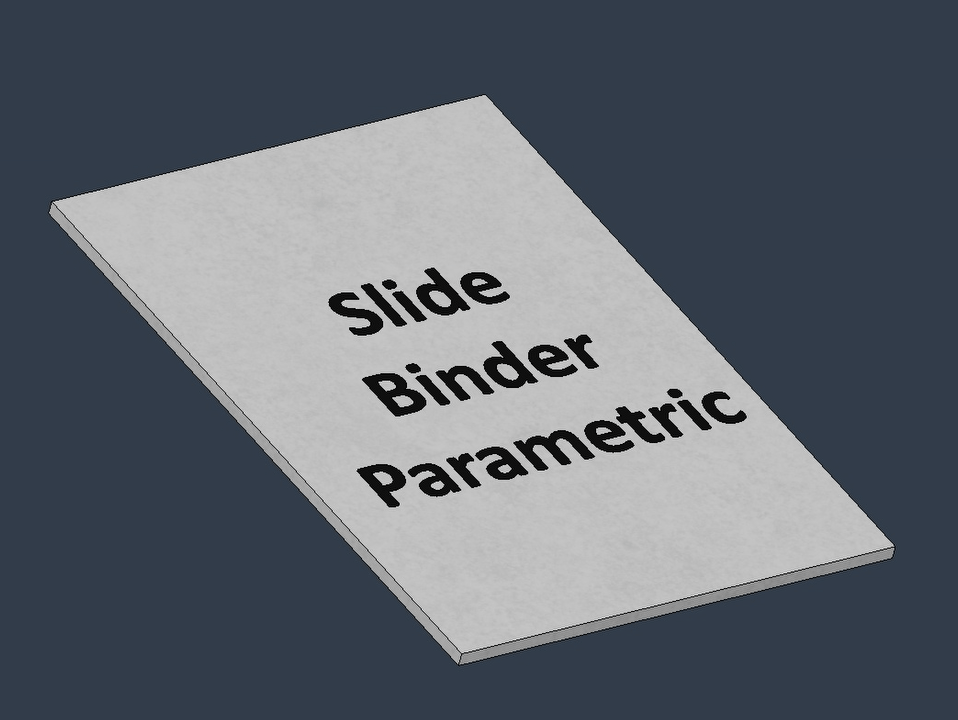 Slide Binder Parametric — thumbnail 2