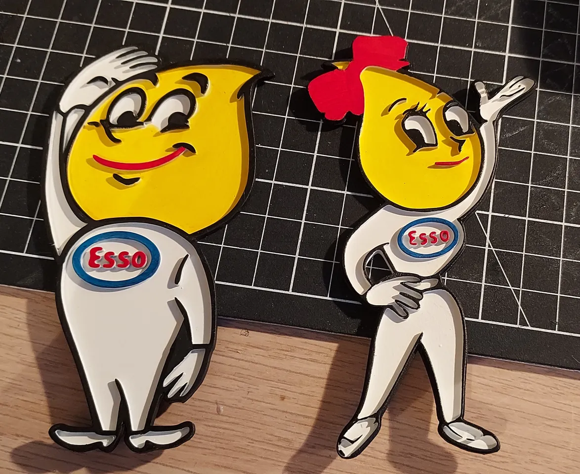 Esso vintage Mascot by Goran Skarr | Download free STL model
