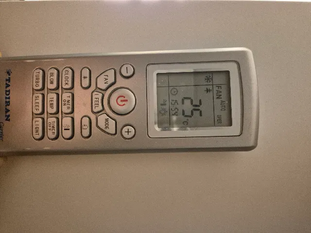 AC remote hanger for IKEA bed