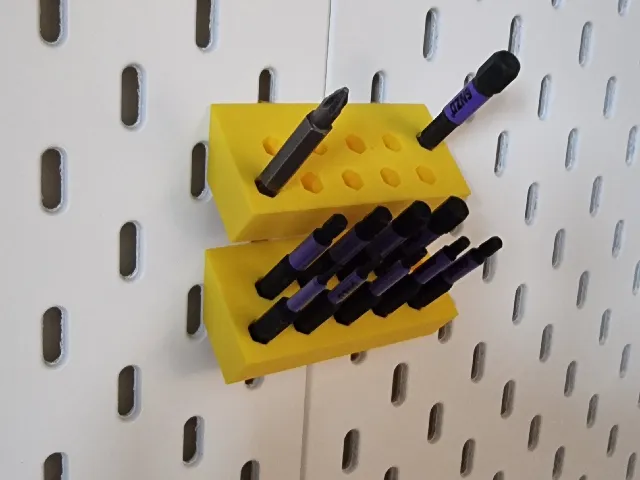Simple bit holder for Skådis/Skadis