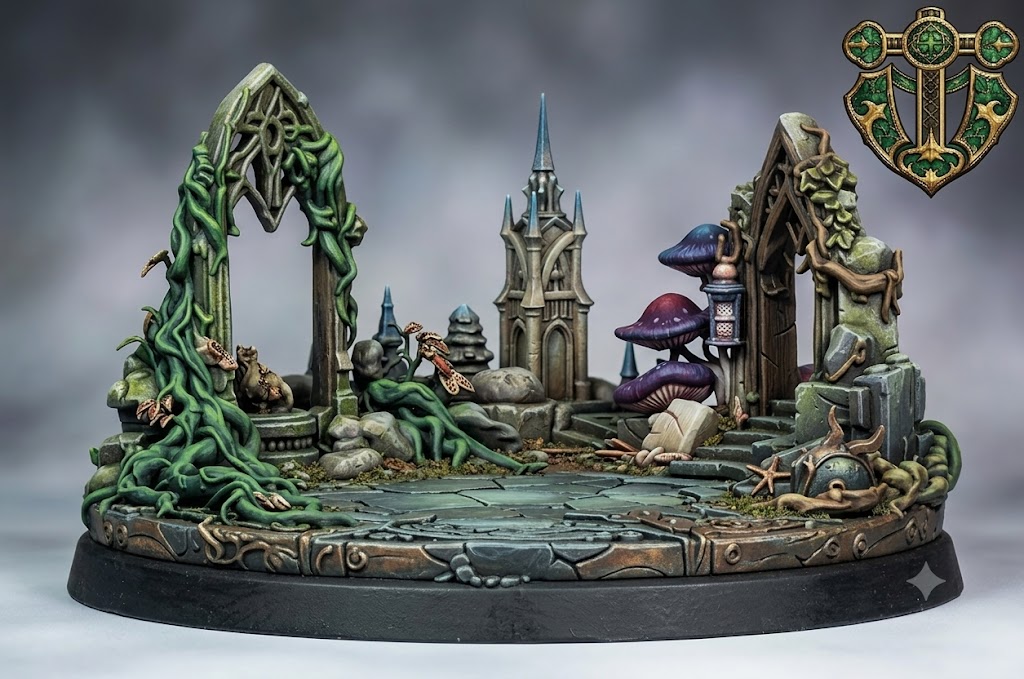 Elven Lair Miniature Base