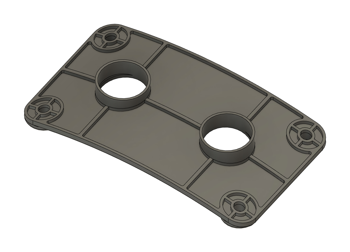 Pearl Export Inner Bass Drum, Tom Mount Support Plate