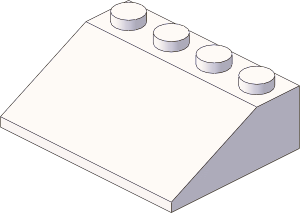 Roof Tile 3x4/25 Degrees (3297)