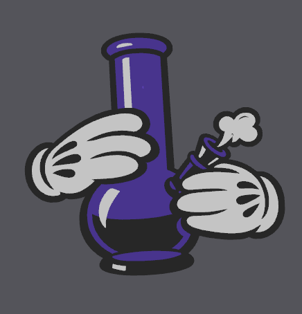 Hand Holding A Bong Art