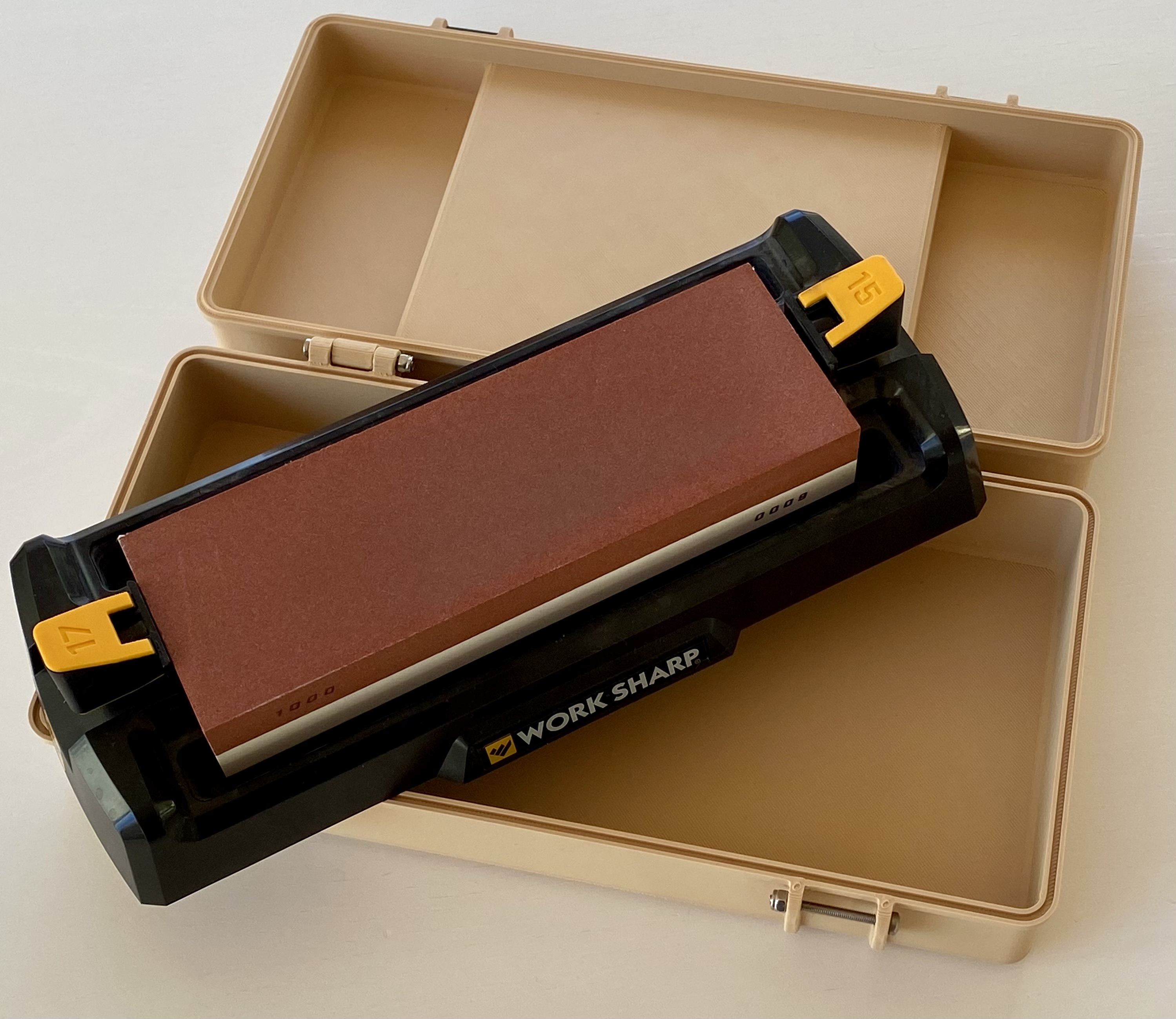 Rugged Box for Whetstone Knife Sharpener